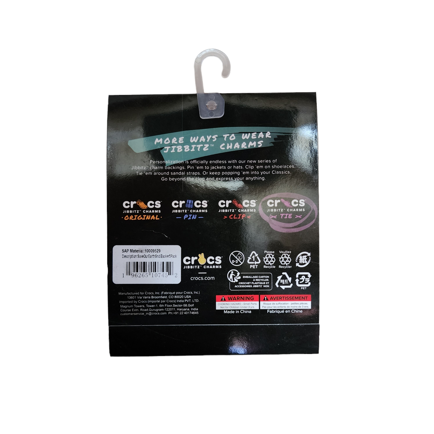 Charms pins para crocs