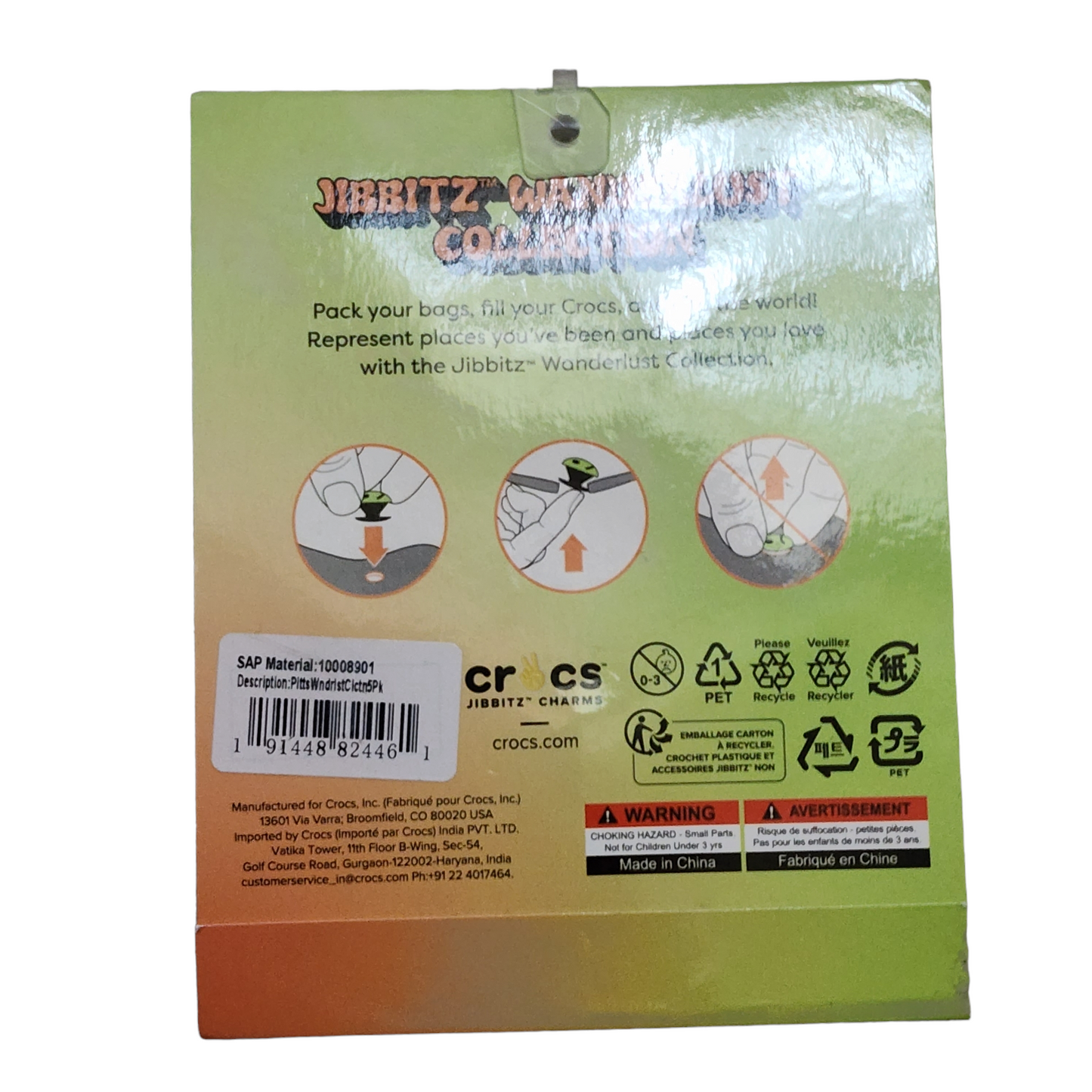 Charms pins para crocs