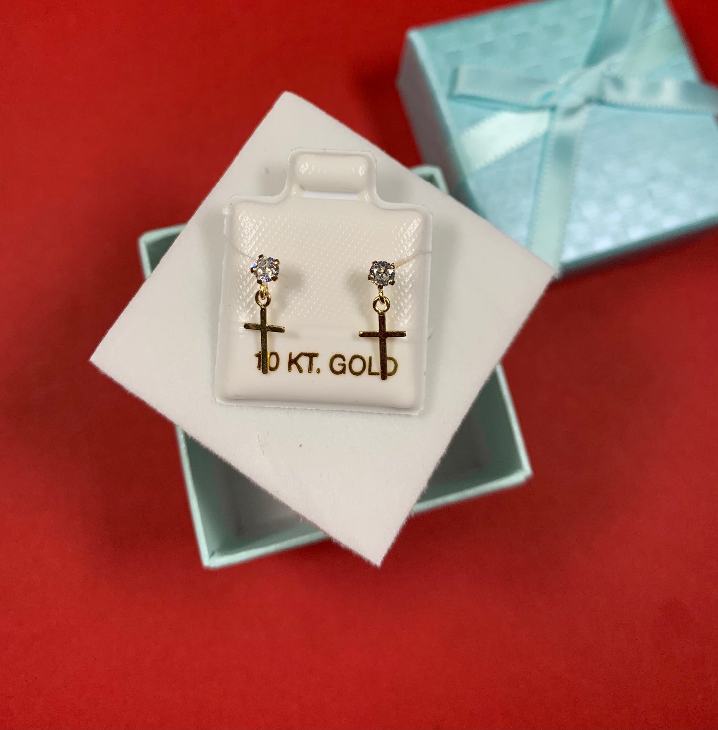 Aritos de oro de 10KT