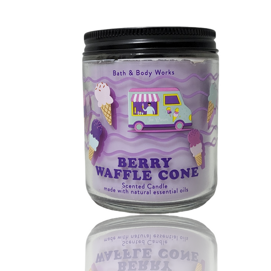 Vela berry waffle cone // bath and body works