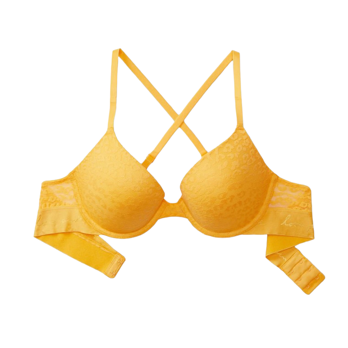 Yellow push up bra - 34B