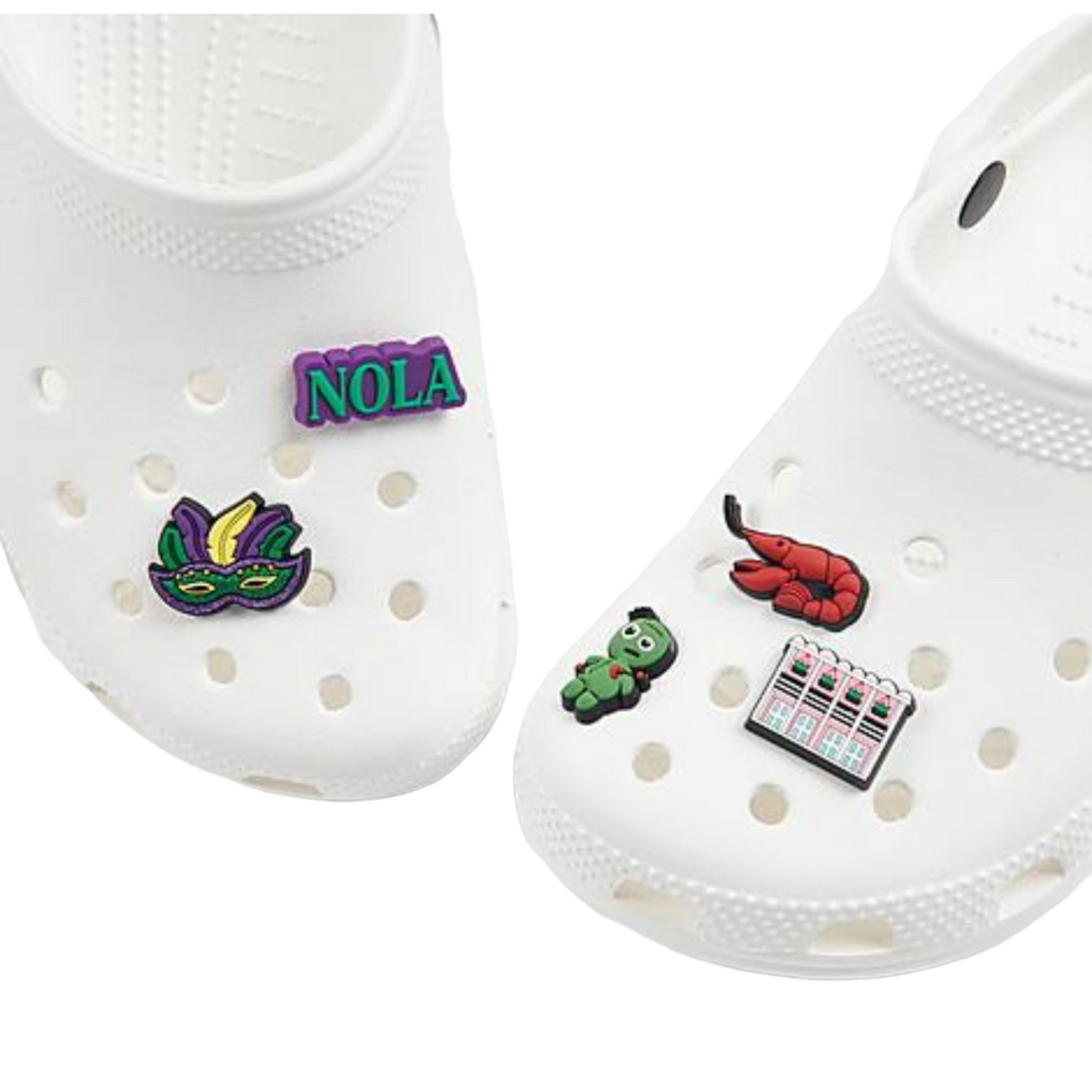 NOLA crocs charms