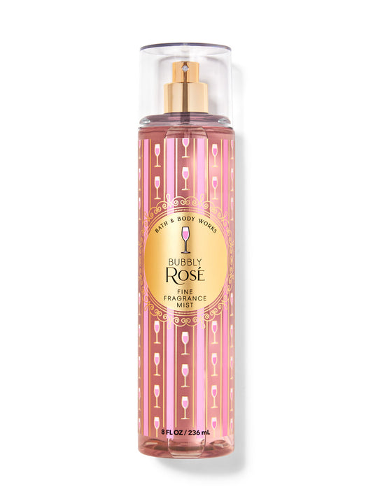 Bath and body works fine fragrance mist BURBBLY ROSÉ, 8 OZ