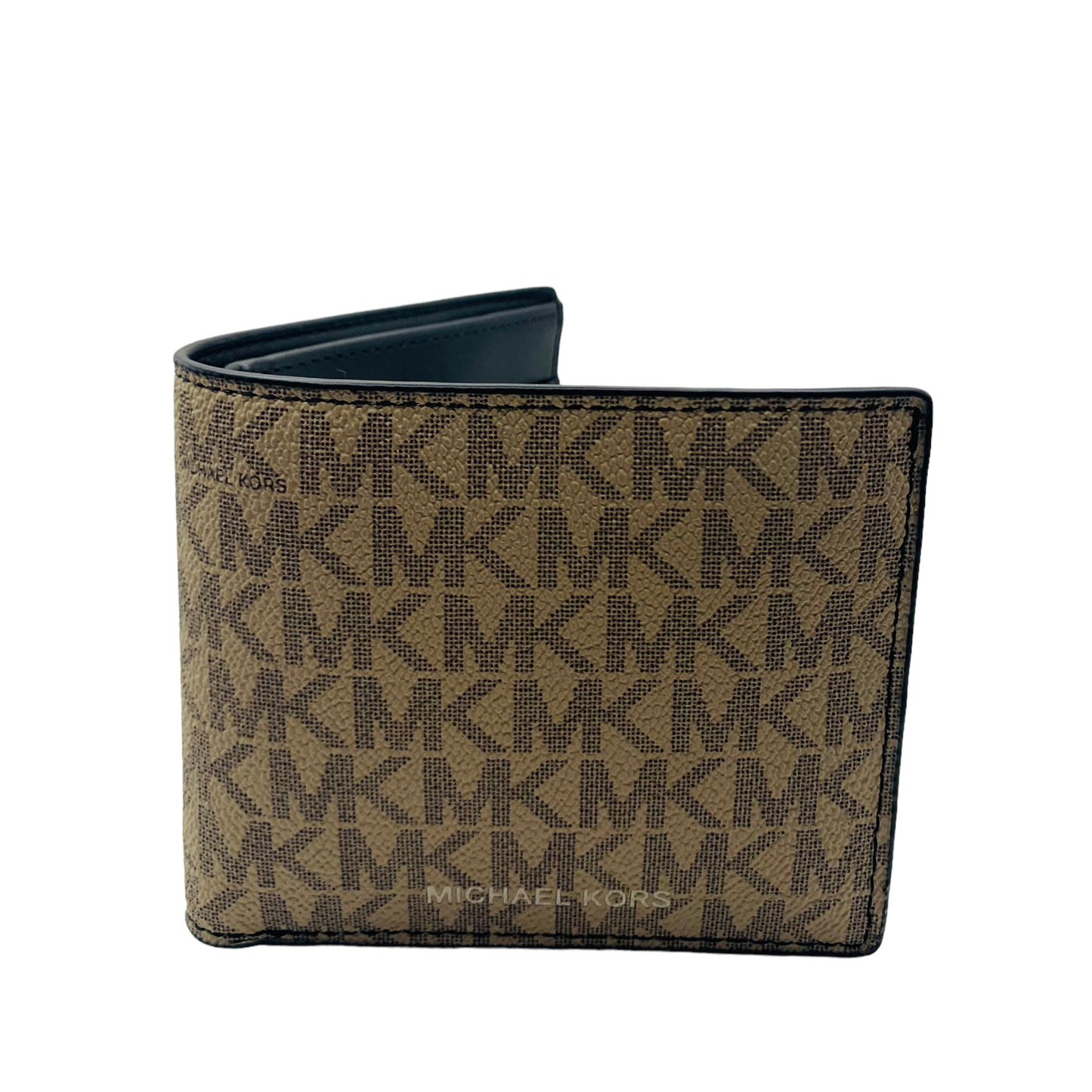 Conjunto de cinturón con logotipo y cartera plegable Michael Kors