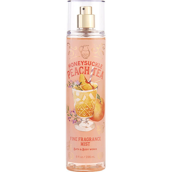 Bath and body works fine fragrance mist ONEYSUCKLE PEACH TEA, 8 OZ