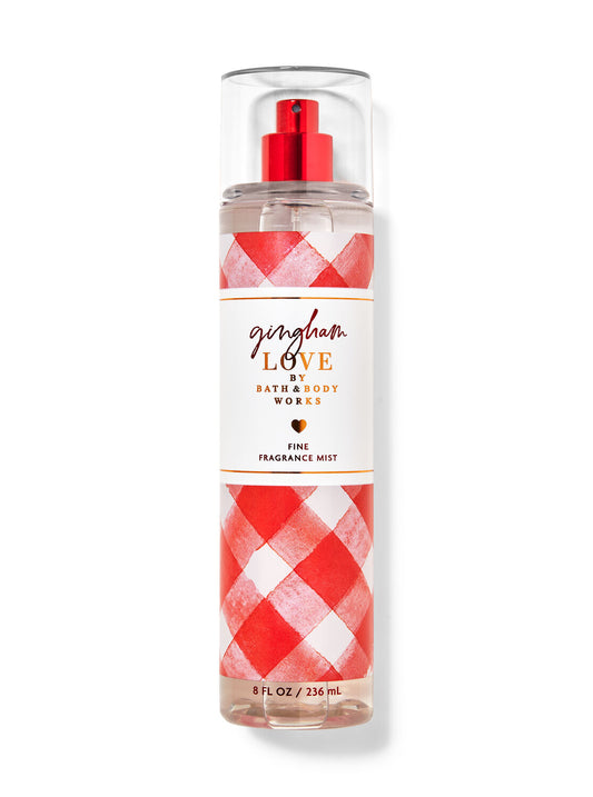 Bath and body works fine fragrance mist gingham LOVE, 8 OZ