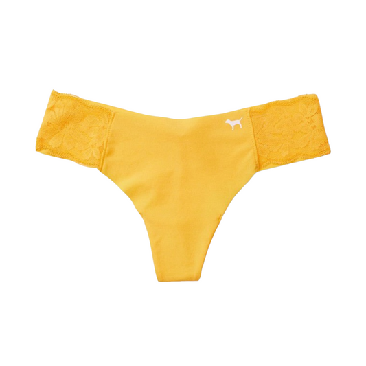 Yellow thong panty