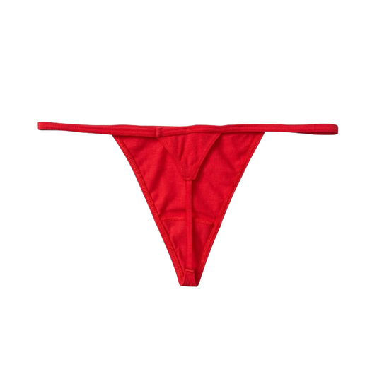 Red G-String panty - Medium