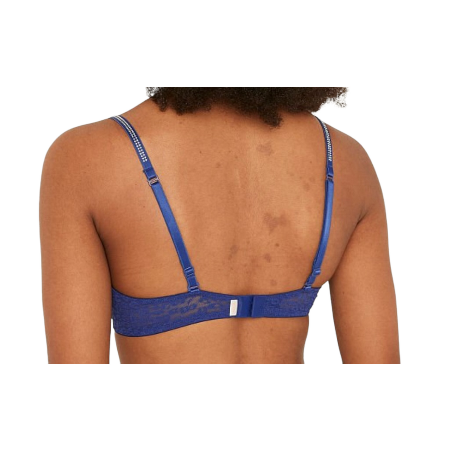 Royal blue push up with sparkly strap