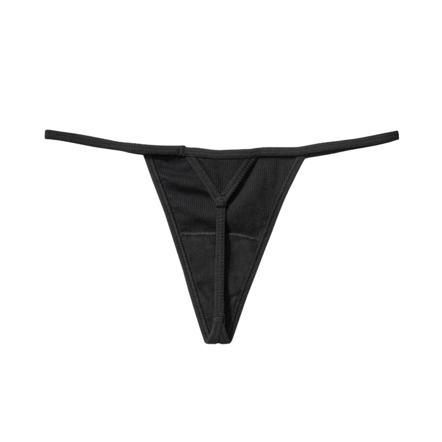 V-String Negro talla M