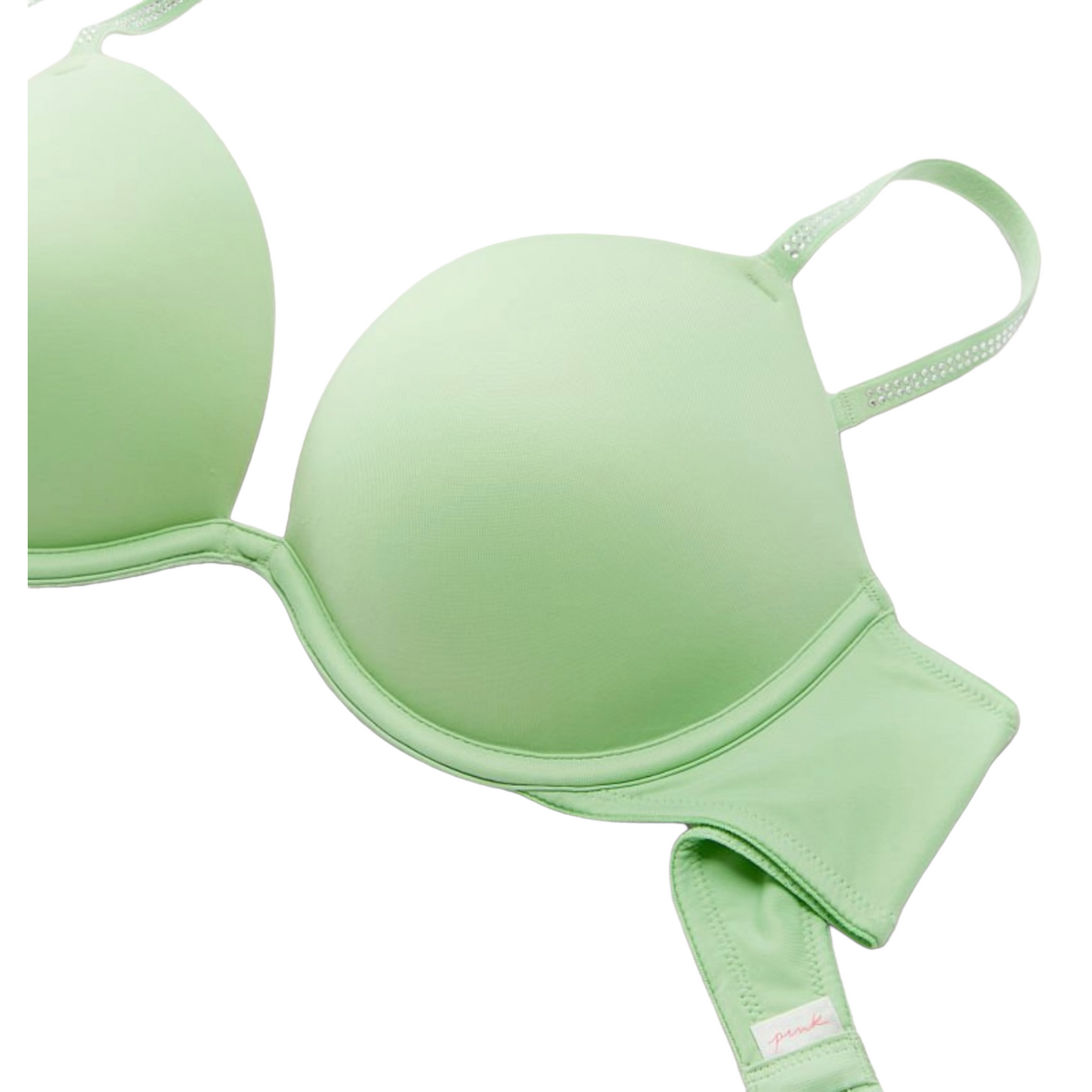 Lite green push up bra