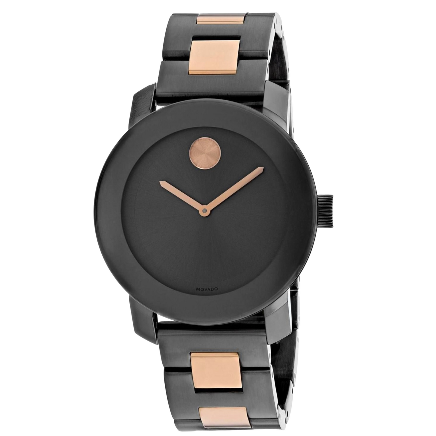 Movado Bold Gunmetal Gray & Rose Gold reloj para hombre