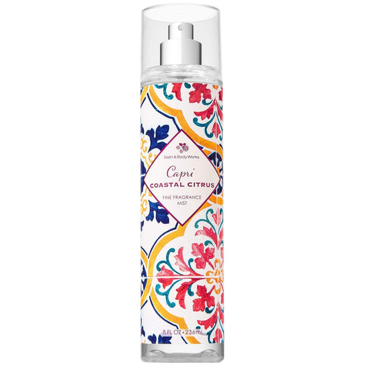 Bath and body works fine fragrance mist CAPRI COASTAL CITRUL , 8 OZ