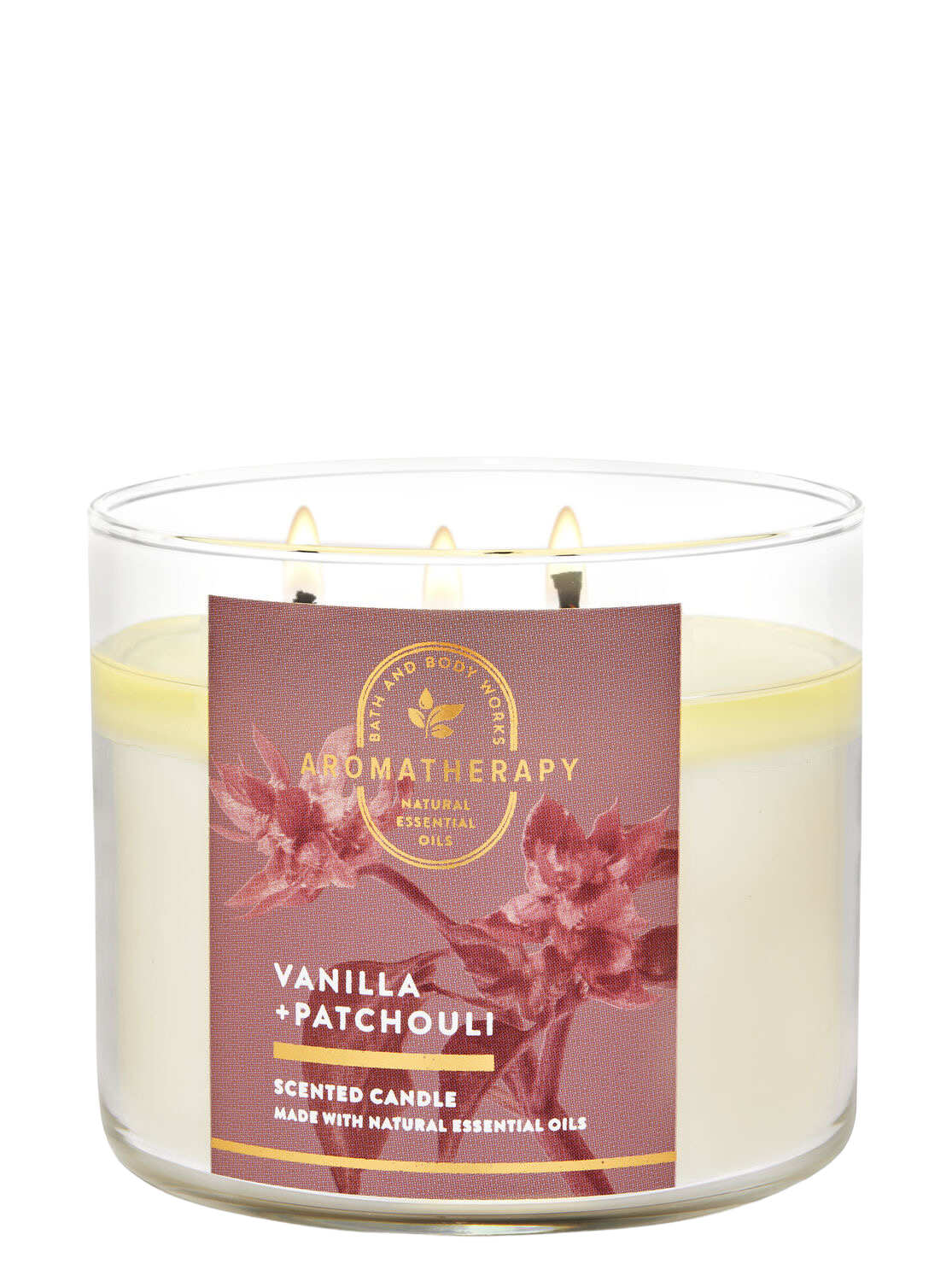 Vela Aromática Bath and Body Works  Vanilla + Patchouli