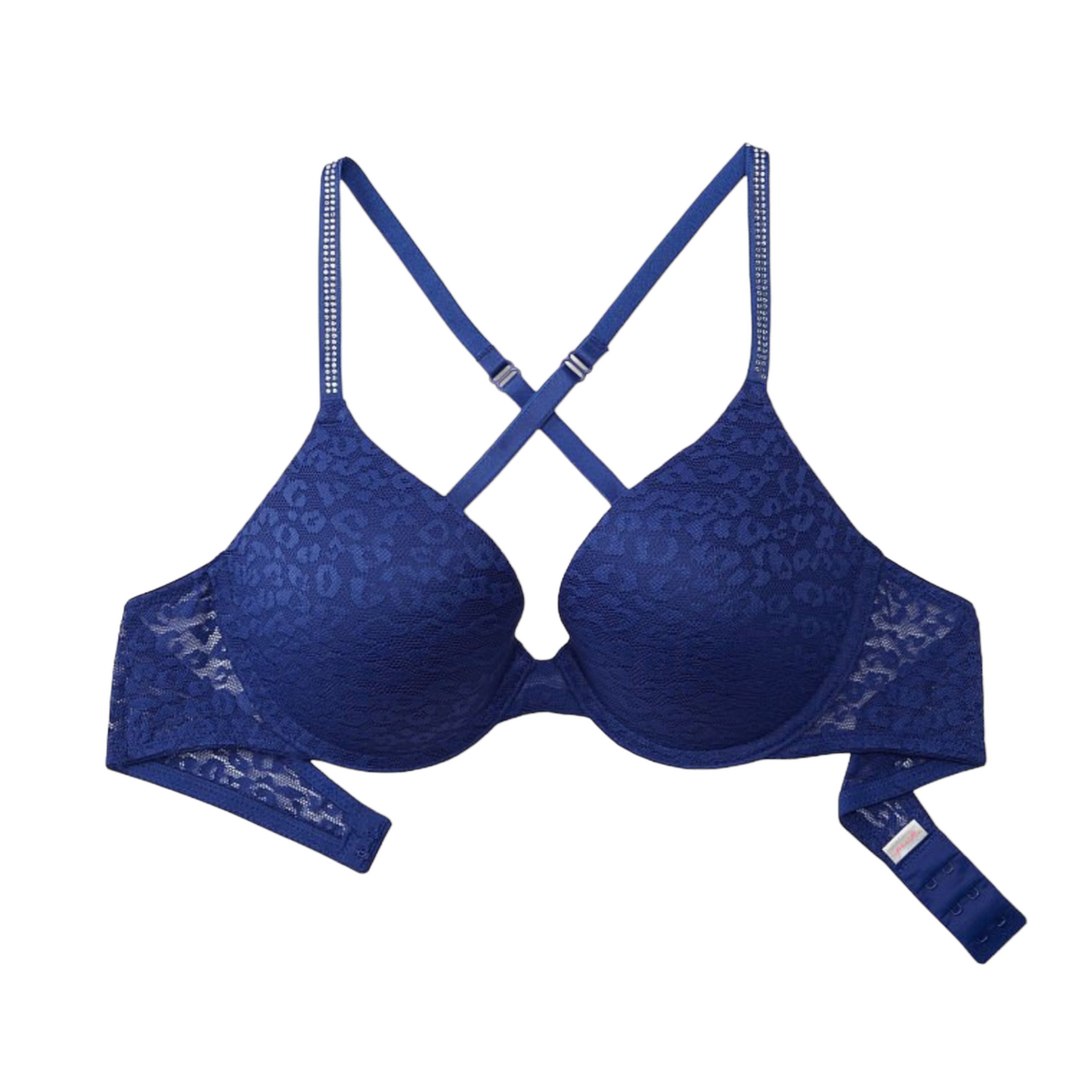 Royal blue push up with sparkly strap