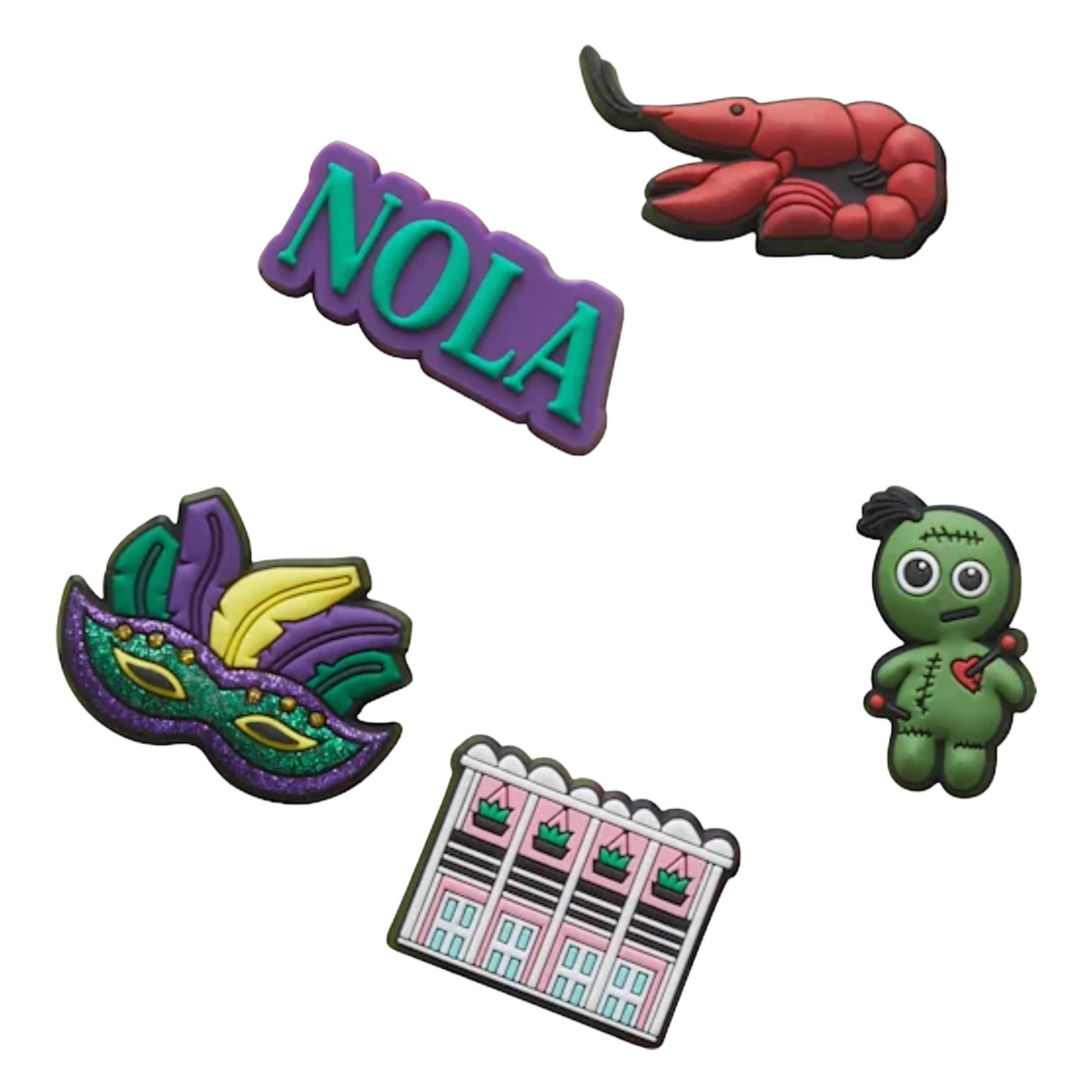 NOLA crocs charms