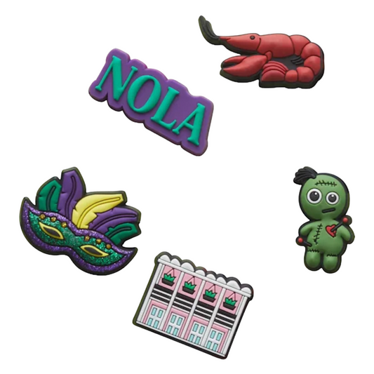 NOLA crocs charms