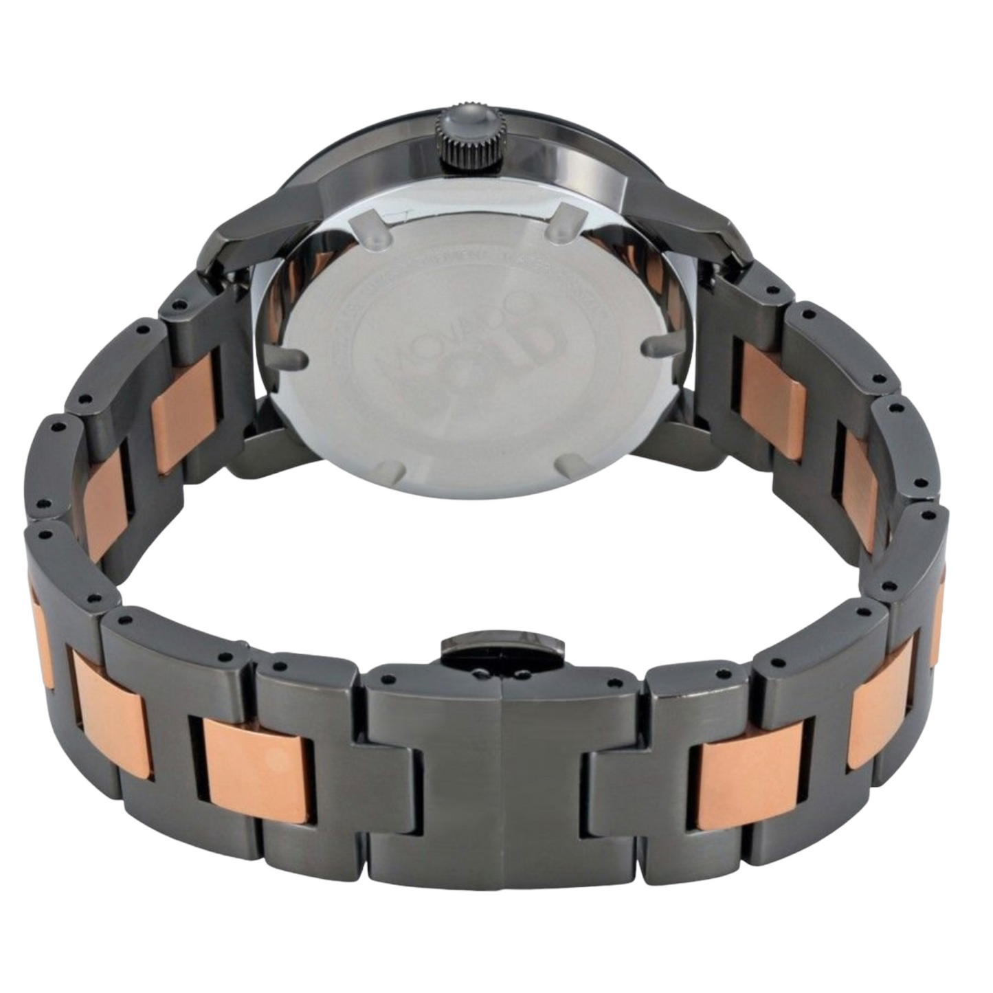 Movado Bold Gunmetal Gray & Rose Gold reloj para hombre